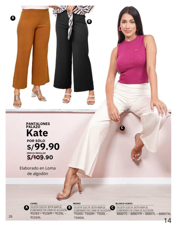 Pantalones Palazo Kate