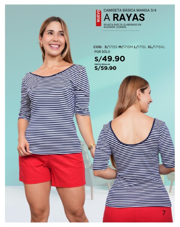 Camiseta a rayas