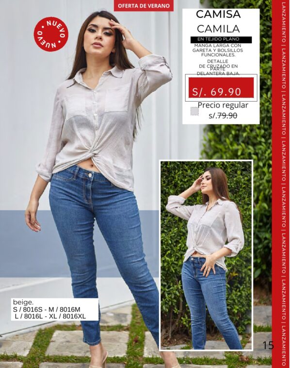 Camisa camila