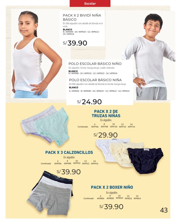 Pack x 2 boxer niño