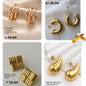Aretes gotitas