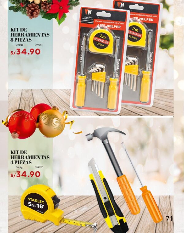 Kit de herramientas 8 piezas