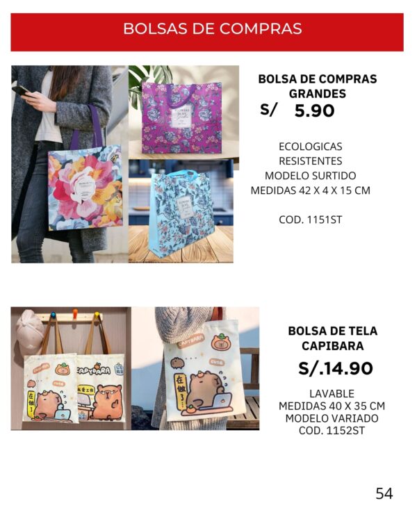 Bolsa de compras grandes