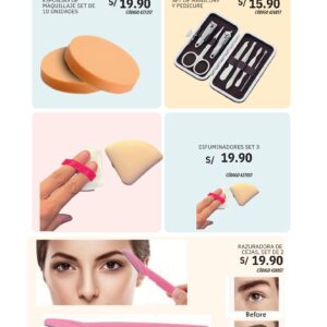 Razuradora de cejas, set de 2