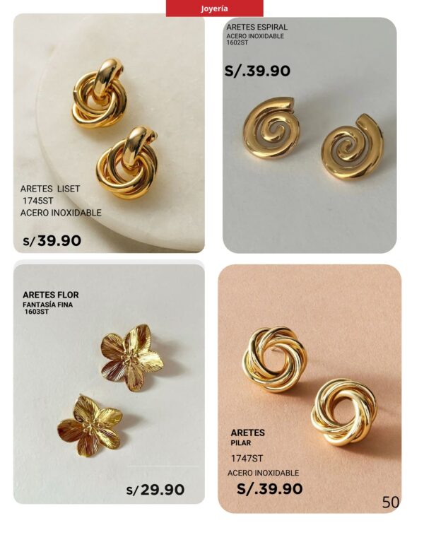 ARETES FLOR