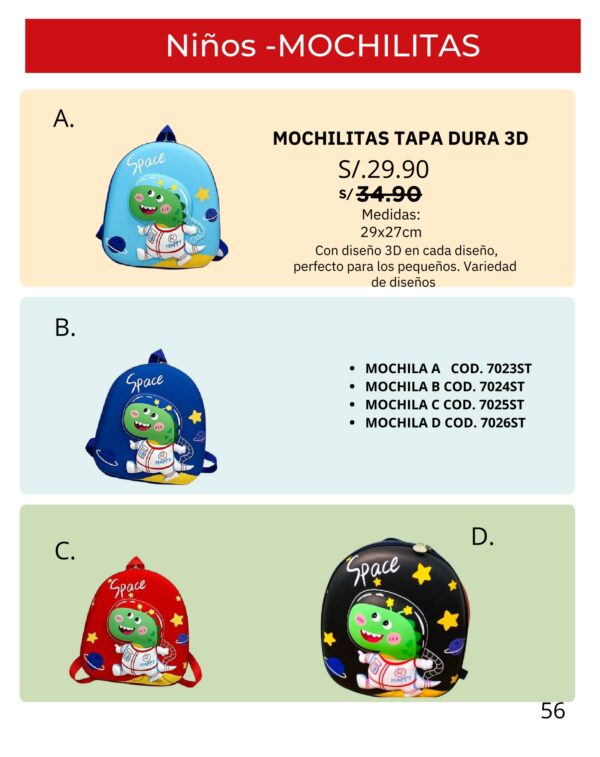NIÑOS MOCHILITAS