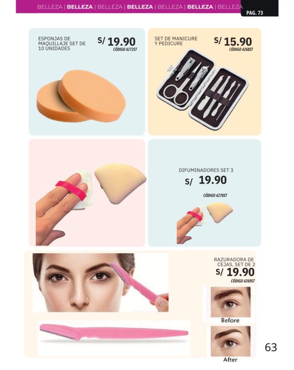 SET DE MANICURE Y PEDICURE