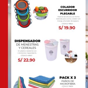 DISPENSADOR DE MENESTRAS Y CEREALES