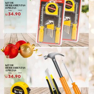 KIT DE HERRAMIENTAS 8 PIEZAS
