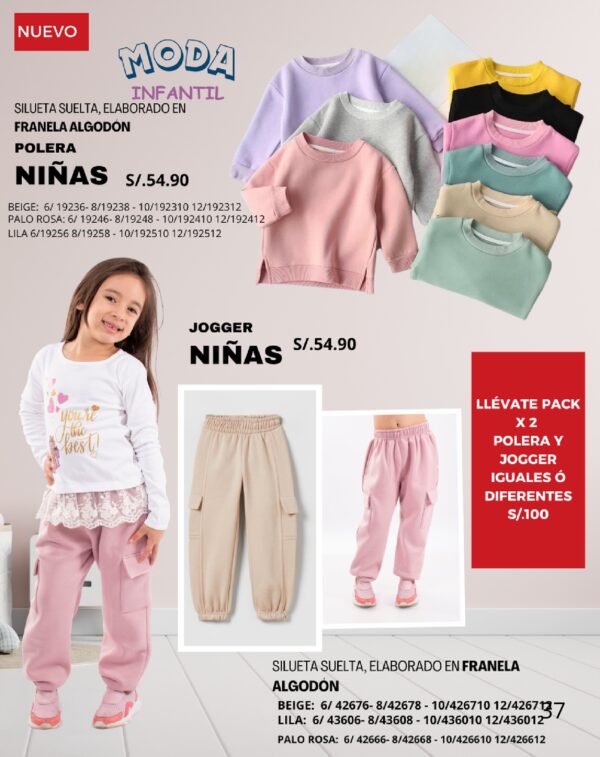 Jogger niñas